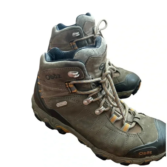 Oboz Bridger Mid Waterproof Women’s Size US 9 Hikes Backpacking Nubuck leather - Picture 6 of 16